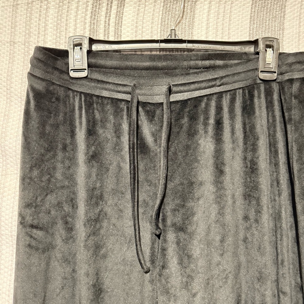 Juicy Couture Black Rhinestone Track Pants - Picture 7 of 8